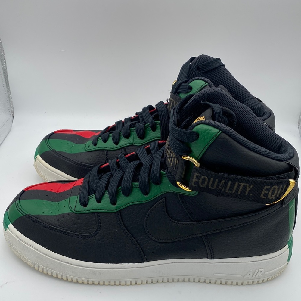 Nike Air Force 1 High 'BHM' Men’s Sneakers Size 10 (836227-002)